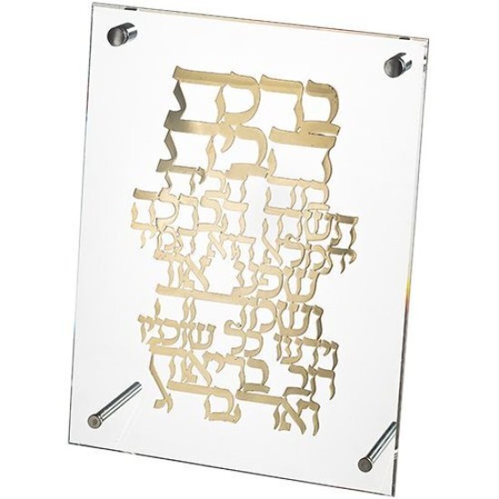 מסגרת אקריליק מהודרת עם פלקטה 23x24 ס"מ