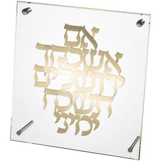 מסגרת אקריליק מהודרת עם פלקטה 23x24 ס"מ