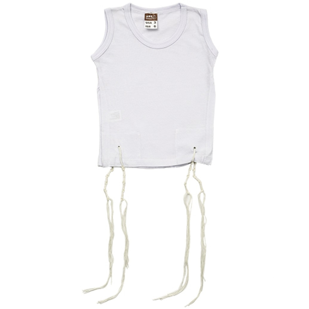 גופיה ציצית עם פתילים דקות מידות ילדים