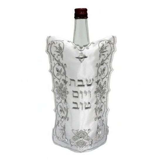כיסוי לבקבוק יין סטן "עיטורים" 26 ס"מ