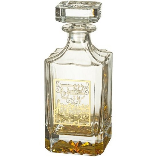 [ בקבוק יין פלקטה עיטורים ירושלים